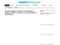 Disneymovieslist.com