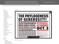 Thephylogenesisofgenerosity.blogspot.com