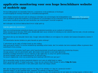 Applicatiemonitoring.nl