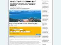 hotelsinplettenbergbay.com