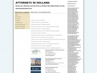 attorneysinholland.com