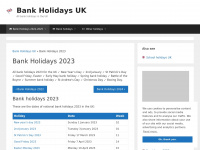 Bankholidays-uk.com