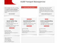 Avdwtransport.nl