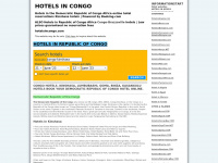 Hotelsincongo.com