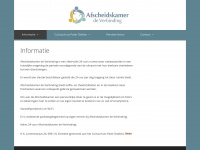 Afscheidskamerdeverbinding.nl