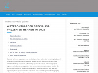 Waterontharder-specialist.be