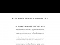 Tedxwageningenuniversity.com