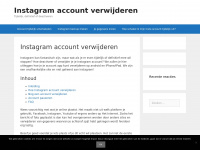 Instagramaccountverwijderen.nl