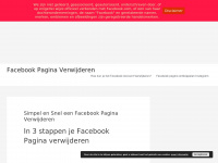 Facebookpaginaverwijderen.nl