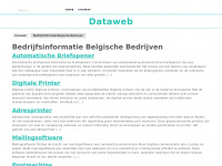 dataweb.be