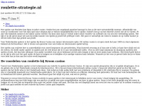 Roulette-strategie.nl