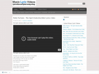 Musiclyricvideos.wordpress.com
