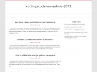 Kortingscode-warenhuis-2013.nl