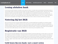 leningbank.nl